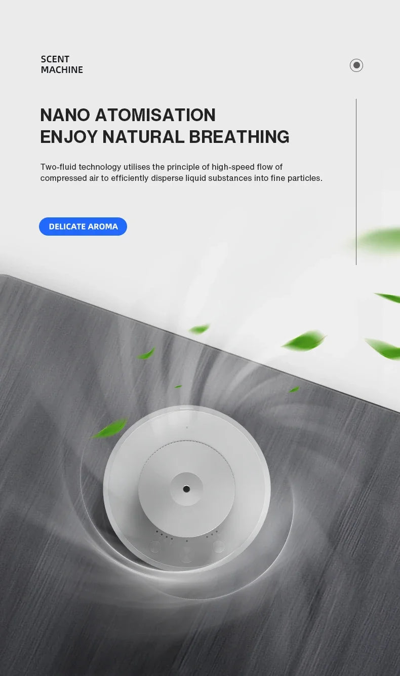 NAMSTE Smart Aroma Diffuser – Bluetooth & Button Control, EU Plug
