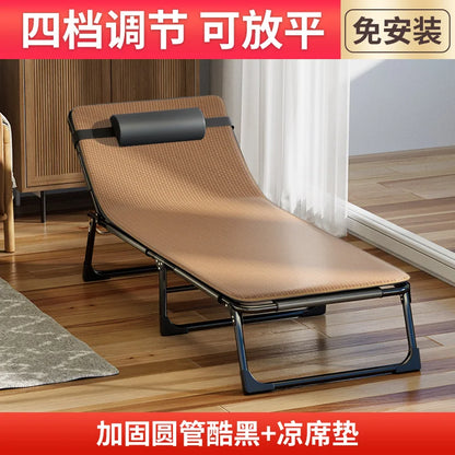 GIANXI Foldable Outdoor Recliner Bed – Lightweight Portable Camping Lounger, Easy Storage