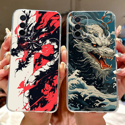 Luxury Painted Soft Silicone Case for Oppo A74 5G – Shockproof Back Cover
