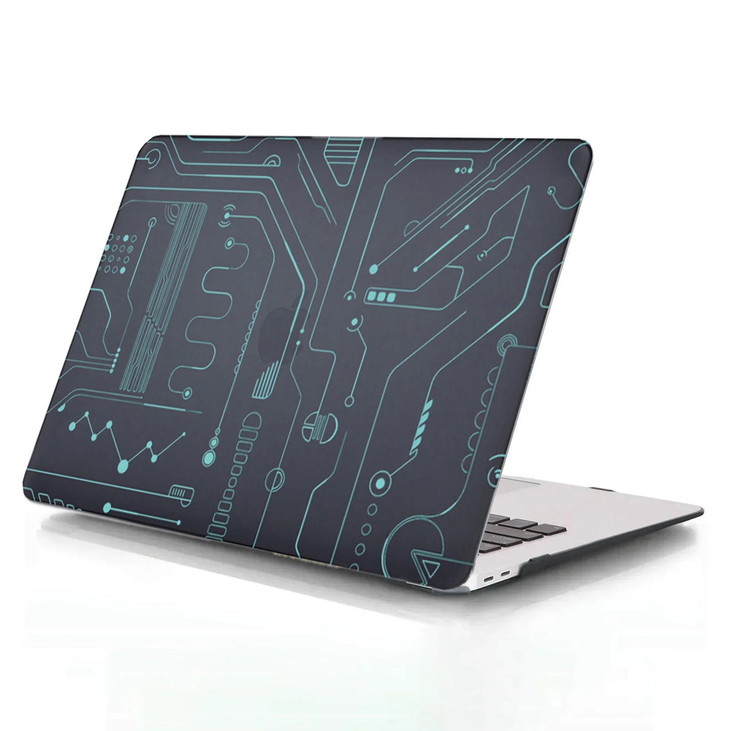 MacBook Air/Pro Mechanical Style Plastic Case — Air 13"/15" M2, Pro 13" A1932/A2338/A2337