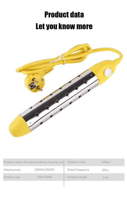2000W / 2500W Electric Water Boiler Heating Rod | Auto Power Off | Pool & Tank | 220V