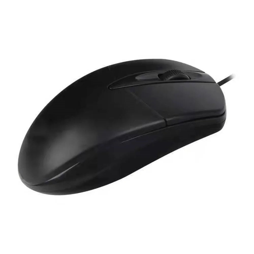 Wired USB Optical Mouse – Ergonomic Design, 1000 DPI, for PC, Laptop, Office & Home