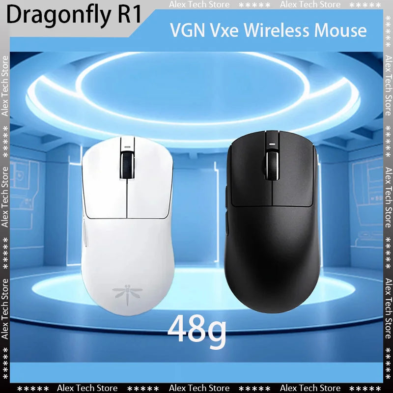 VXE Dragonfly R1 Pro Wireless Gaming Mouse – PAW3395, 2KHz, Nordic 52840, BT5.4