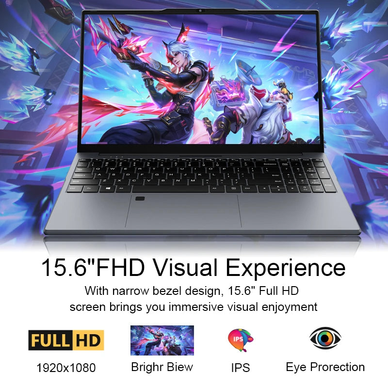 15.6" Laptop Intel Core i9-10980HK – 16GB RAM 1TB SSD Fingerprint Backlit Keyboard Windows 11