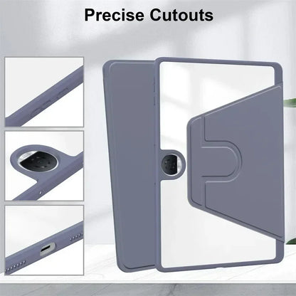 360° Rotating Luxury Flip PU Leather Case for OnePlus Pad Go / OPPO Pad Neo Air 2 11.4"