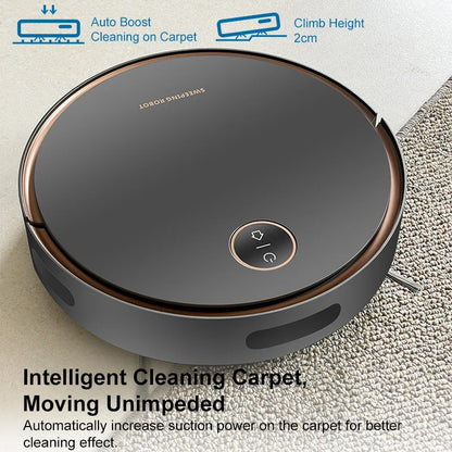 5000Pa Robot Vacuum Cleaner 3-in-1 – Sweep, Vacuum & Mop, EU Plug