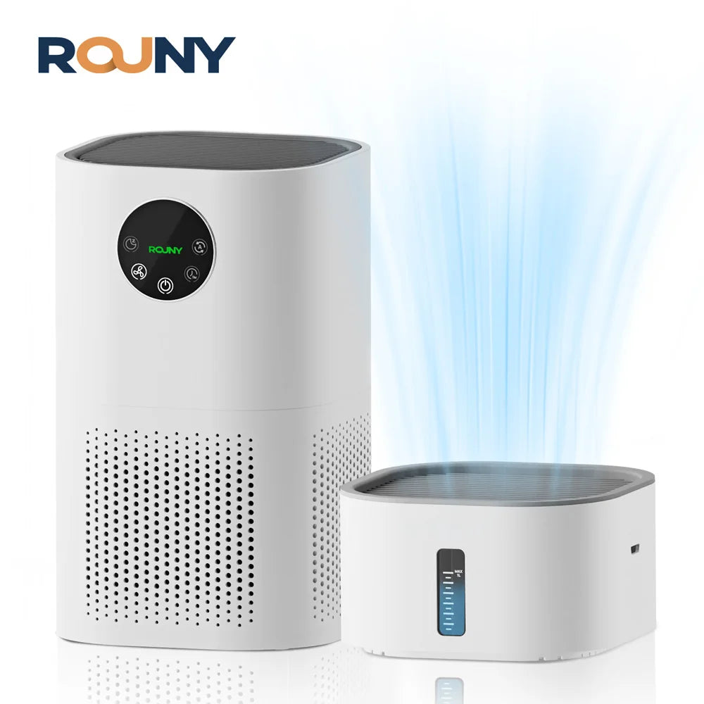 2-in-1 Air Purifier with Humidifier – H13 True HEPA Filter, for Allergies, Pets, Smokers, Bedroom Use