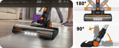 INSE V770 Cordless Stick Vacuum Cleaner – 25kPa, 235W, 6-in-1, 40min Battery