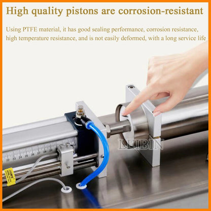 Pneumatic Paste & Liquid Filling Machine – Adjustable Cream Filler with 30L Hopper