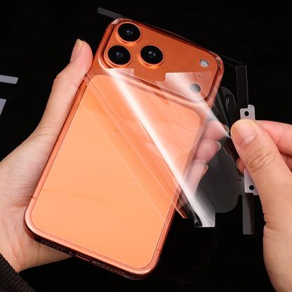 Full Coverage Hydrogel Screen Protector for iPhone 17 / 16 / 15 – HD Side Frame Film
