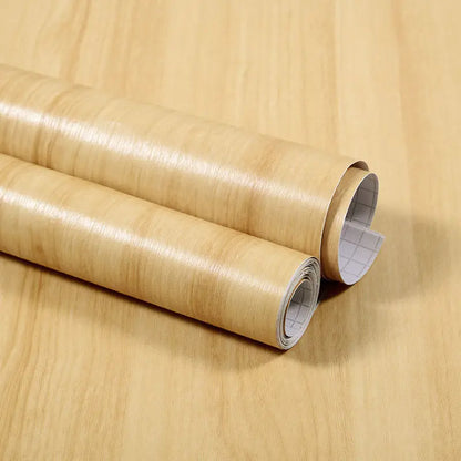 Self-Adhesive Waterproof Wood Effect Wallpaper Roll – PVC Vinyl