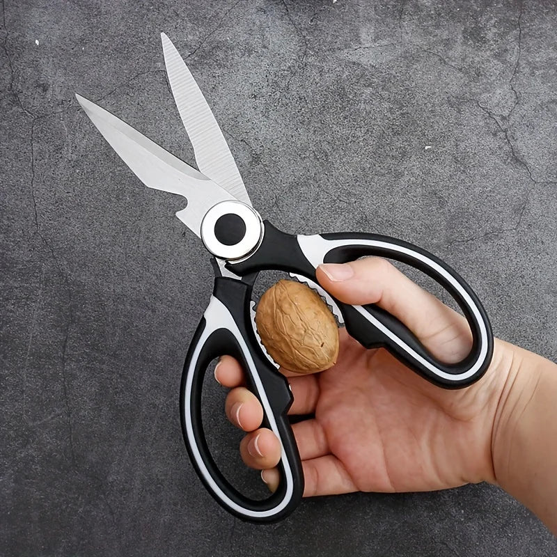 Multifunctional Kitchen Scissors | Stainless Steel Meat, Fish & Food Cutting Shears