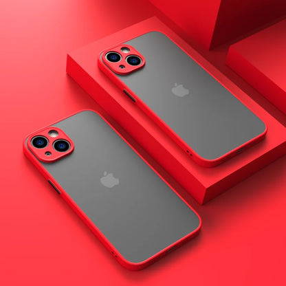 Armor Bumper Shockproof Phone Case for iPhone | Silicone Hard Cover for iPhone 7-15 Pro Max, XR, XS