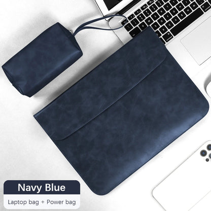 MacBook Laptop Sleeve Case – PU, for MacBook Pro 16/14 M3/M4/M5, Air 13 M2, Matebook 15, Multiple Sizes