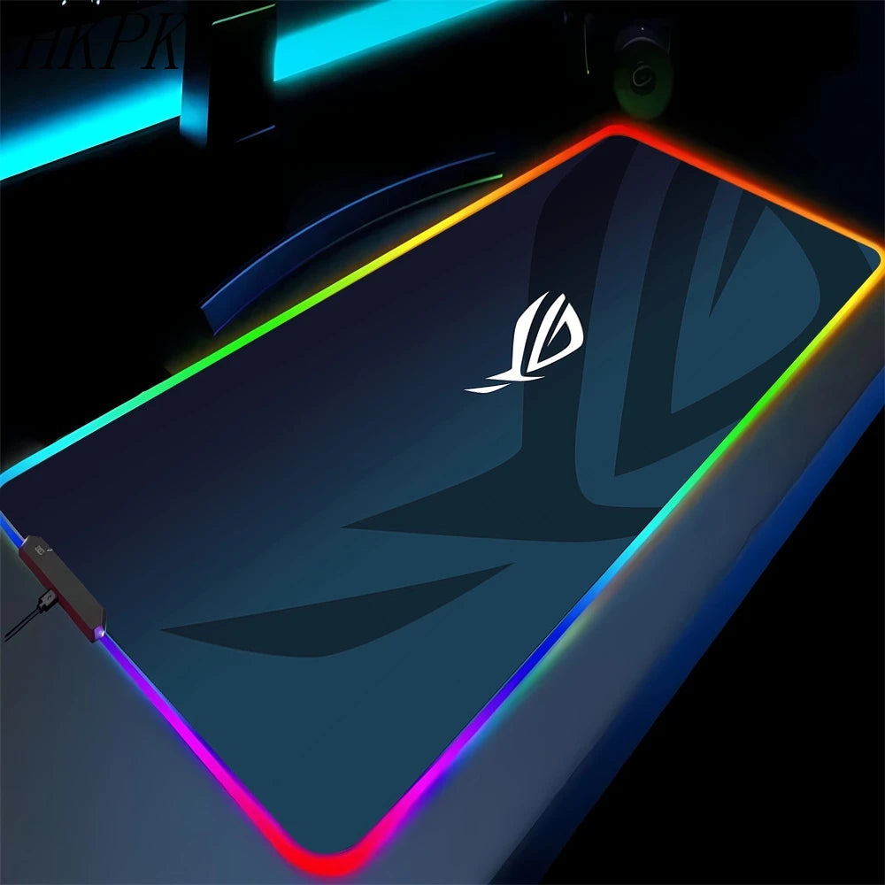 RGB Gaming Mouse Pad XXL with Backlight – Multiple Sizes, Non-Slip Rubber, 3mm