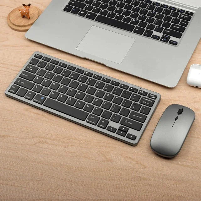 GOOJODOQ Wireless Keyboard – Bluetooth 5.0 & 2.4G, 78 Keys, for Laptop, PC, iPad, MacBook, Android