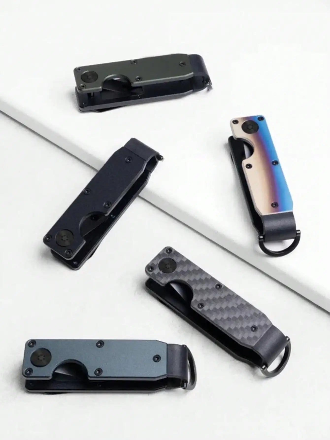 Aluminum Alloy Key Organizer – Compact EDC Keychain