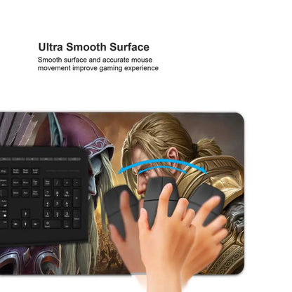 World of Warcraft Sylvanas XXL Gaming Mouse Pad – Large Desk Mat, Rubber Base, Multiple Sizes