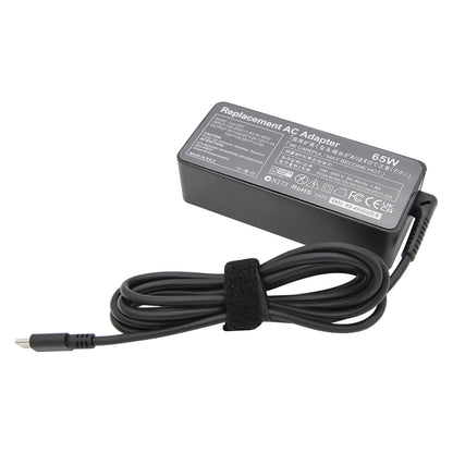 LZUMWS 65W USB-C Power Adapter for Lenovo ThinkPad – 20V 3.25A, CE/FCC/RoHS, EU/UK/US/AU/BR Plug