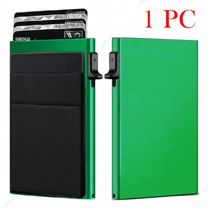 RFID Blocking Slim Metal Card Holder Wallet