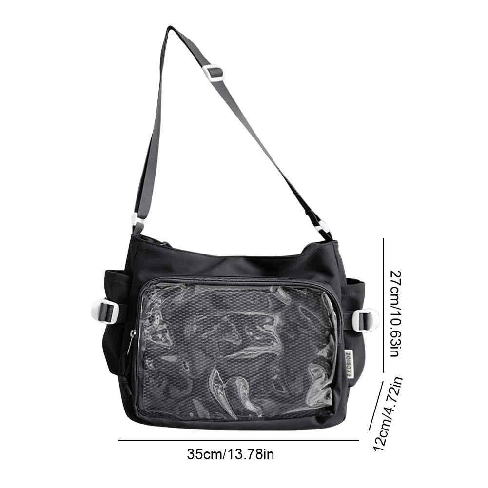 Japanese Ita Bag with Clear Window – Anime Shoulder Bag