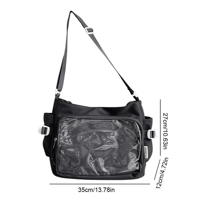 Japanese Ita Bag with Clear Window – Anime Shoulder Bag
