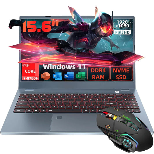 15.6" Gaming Laptop | Intel i9-10980HK / i9-9880H / i7-9750H | Up to 32GB DDR4 | Up to 1TB SSD | IPS | Win 11