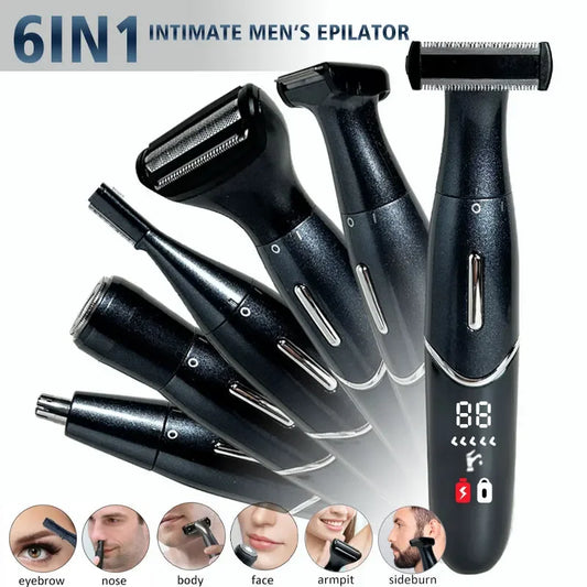 Intimate Areas Precision Shaver & Trimmer – Bikini Line, Pubic Hair & Beard Clipper for Men
