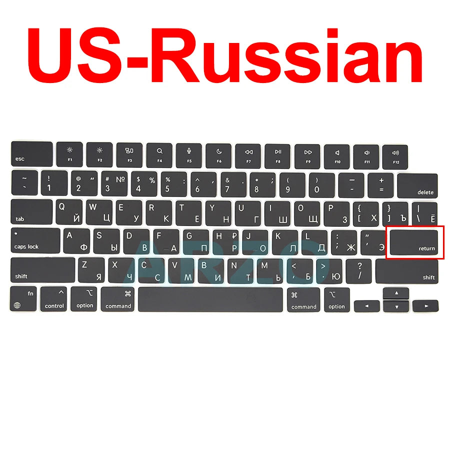 MacBook Pro Air Keycap Replacement Set M1 M2 M3 — 13" 14" 16" Keyboard Repair (A2442 A2485 A2779 A2780 A2681 A2941)