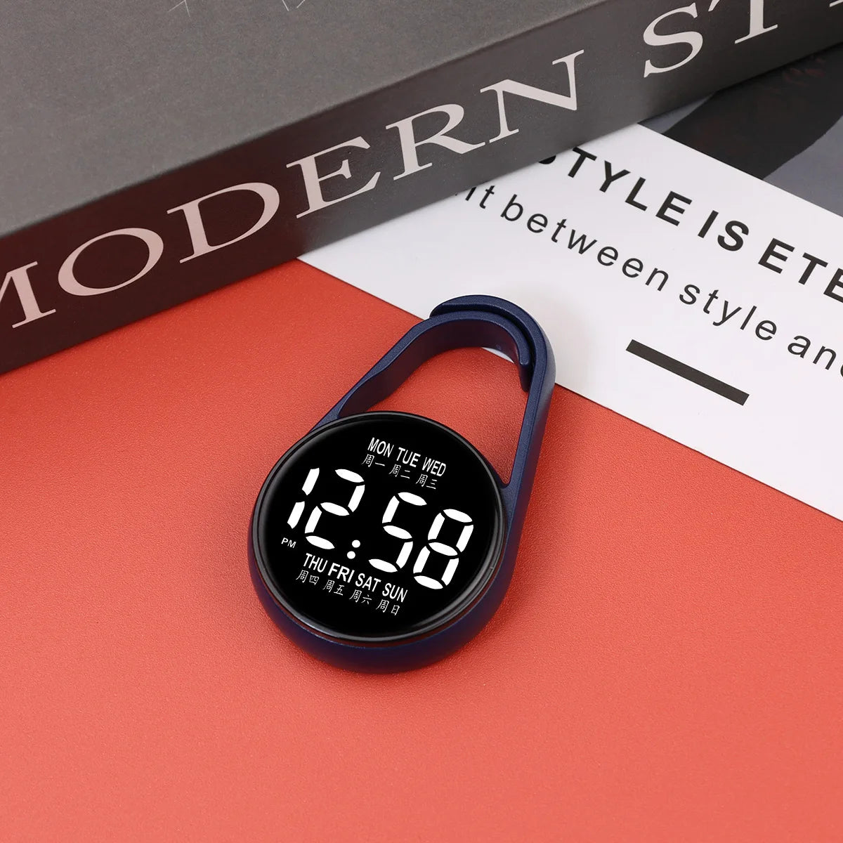 LED Electronic Hanging Pocket Watch | Night Light Digital Display