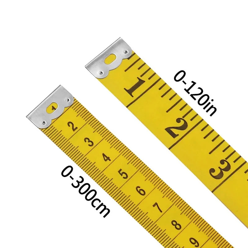 300cm Soft PVC Body Measuring Tape – Retractable Height & Tailor Ruler