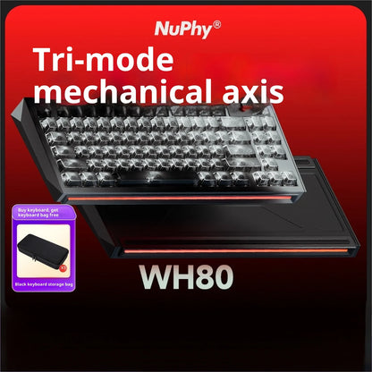 NuPhy WH80 HE Gaming Keyboard | Hall Effect | Rapid Trigger | DKS SOCD | 2.4G BT Wireless
