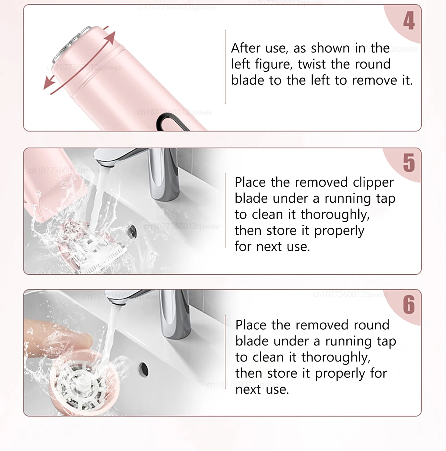 Electric Lady Shaver – Rechargeable Wet & Dry Razor for Legs, Arms, Underarm & Bikini