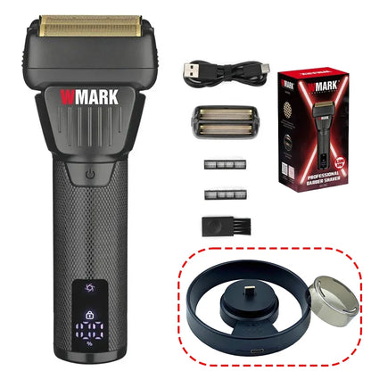 WMARK Men's Professional Electric Hair Clipper & Shaver Set – 9000RPM, 2000mAh, Wet/Dry, Salon Use