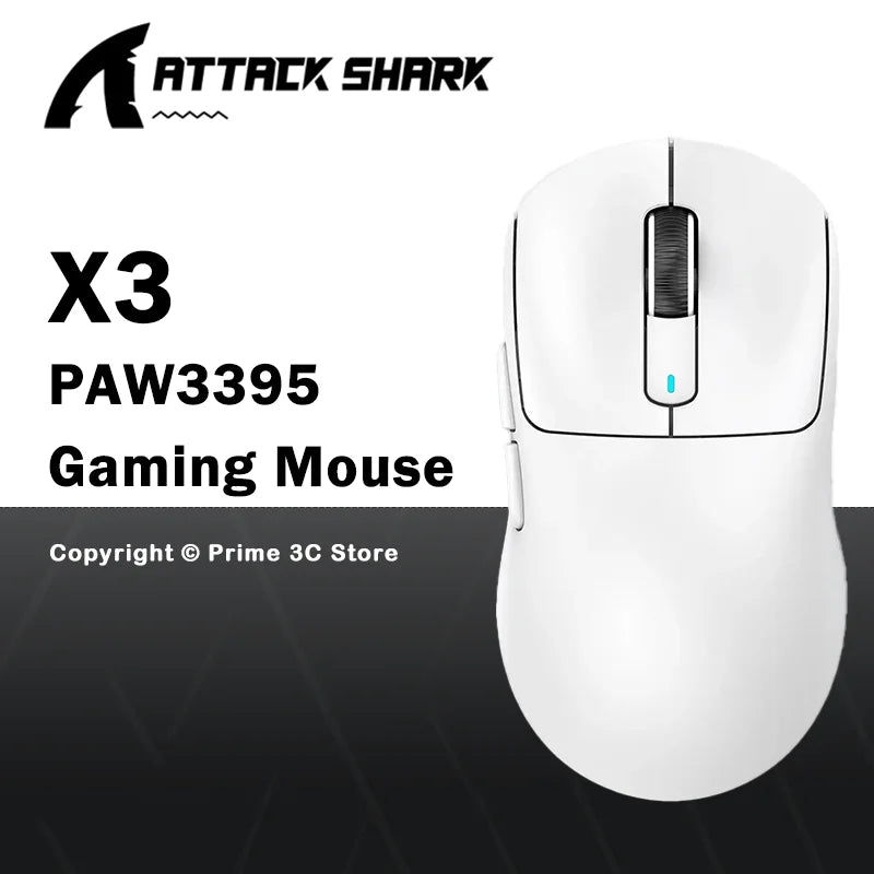 ATTACK SHARK X3 / X3 Pro Wireless Gaming Mouse – 26K DPI, 8K Hz, Tri-Mode, Ultra-Light