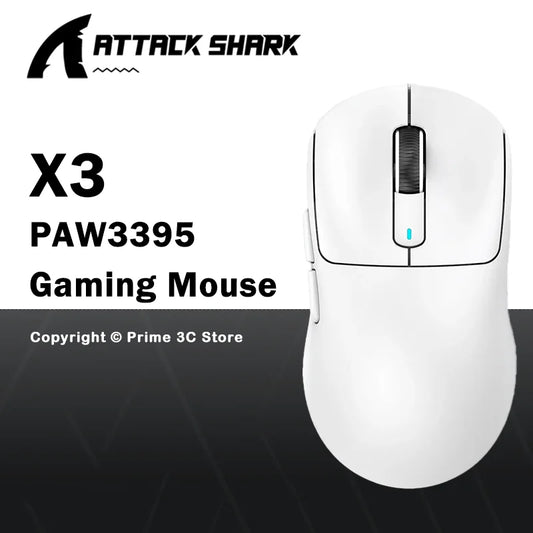 ATTACK SHARK X3 / X3 Pro Wireless Gaming Mouse – 26K DPI, 8K Hz, Tri-Mode, Ultra-Light