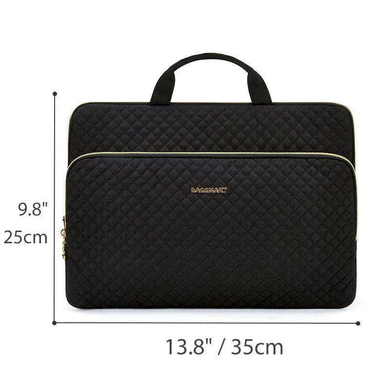 BAGSMART Laptop Handbag & Sleeve 13.3"–15.6" — Shoulder Briefcase for Women, MacBook Air/Pro