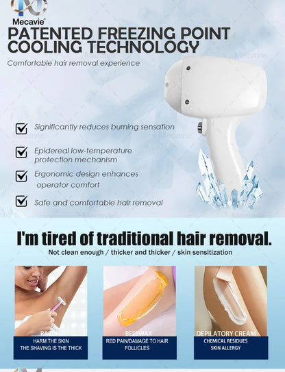 Professional 4-Wave 808nm Diode Laser Hair Removal | 4000W Soprano Titanium | Face & Body