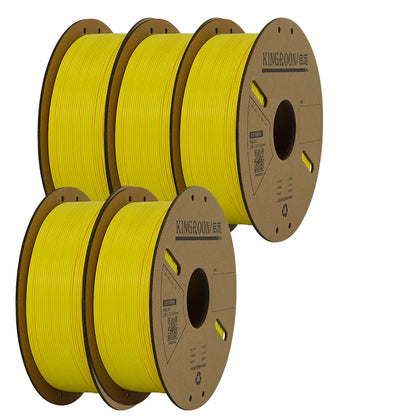 KINGROON PLA Filament 1.75mm – 5 or 10 Rolls, Mixed Colors, No Bubble