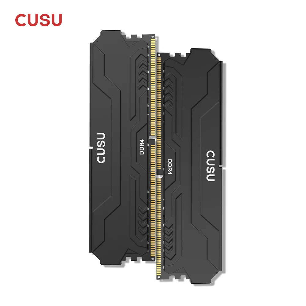 CUSU DDR4 Desktop RAM – 8GB / 16GB, 3200/3600MHz, XMP 2.0, Heatsink