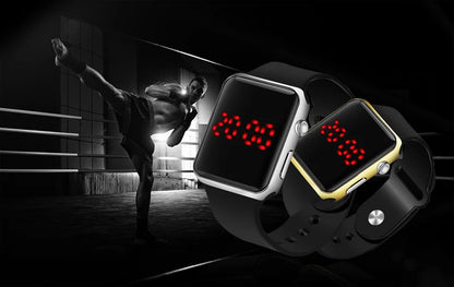 Men Sport LED Watches Men's Digital Watch Men Watch Silicone Electronic Watch Men Clock reloj hombre hodinky relogio masculino