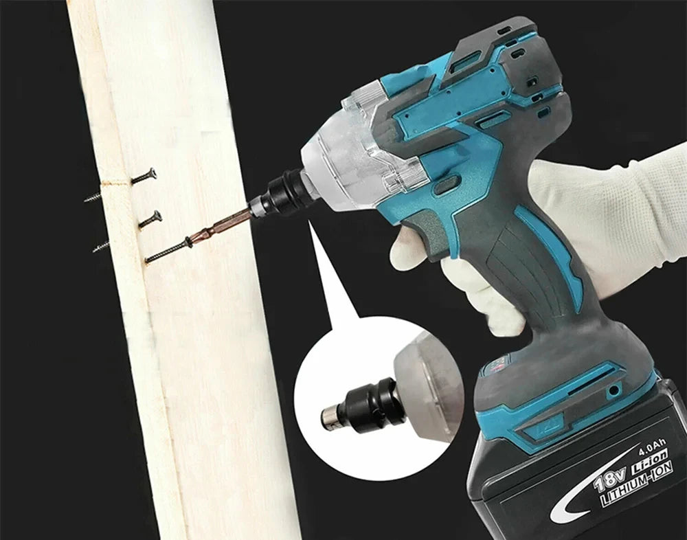 1/2" Brushless Cordless Impact Wrench 520NM – Compatible with 18V Battery