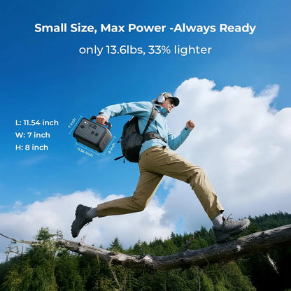 OUKITEL P800E Portable Power Station 800W | 512Wh LiFePO4 | Solar Generator