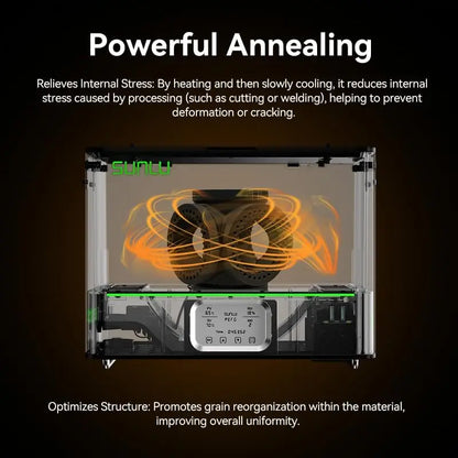 SUNLU E2 Filament Dryer Box – Dual Chamber, Up to 110°C, 1.75mm & 2.85mm, 2x1KG Capacity