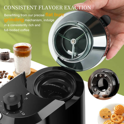 Electric Burr Coffee Grinder | 31 Grind Settings | 200g | EU 220V