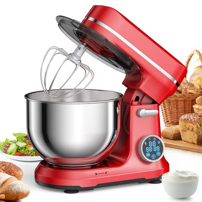 BioloMix BM602E 1200W Stand Mixer – OLED Screen, 11-Speed DC Motor, 5L Bowl