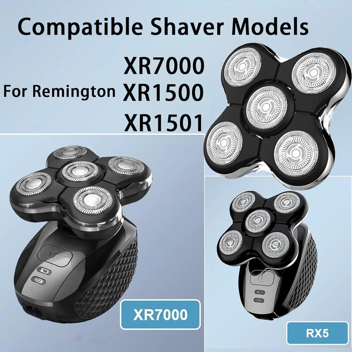 Replacement Shaver Heads for Remington Balder Pro XR7000 / XR1500 / XR1501