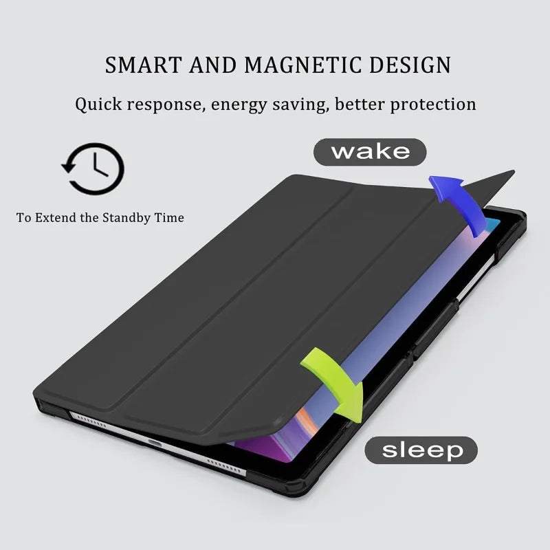 Xiaomi Redmi Pad SE 8.7" Case | PU Leather Smart Flip Cover | Auto Sleep | Stand | 8 Colors