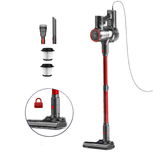 YISORA Corded Stick Vacuum Cleaner 6-in-1 – 600W, 23KPa, Hard Floor & Carpet