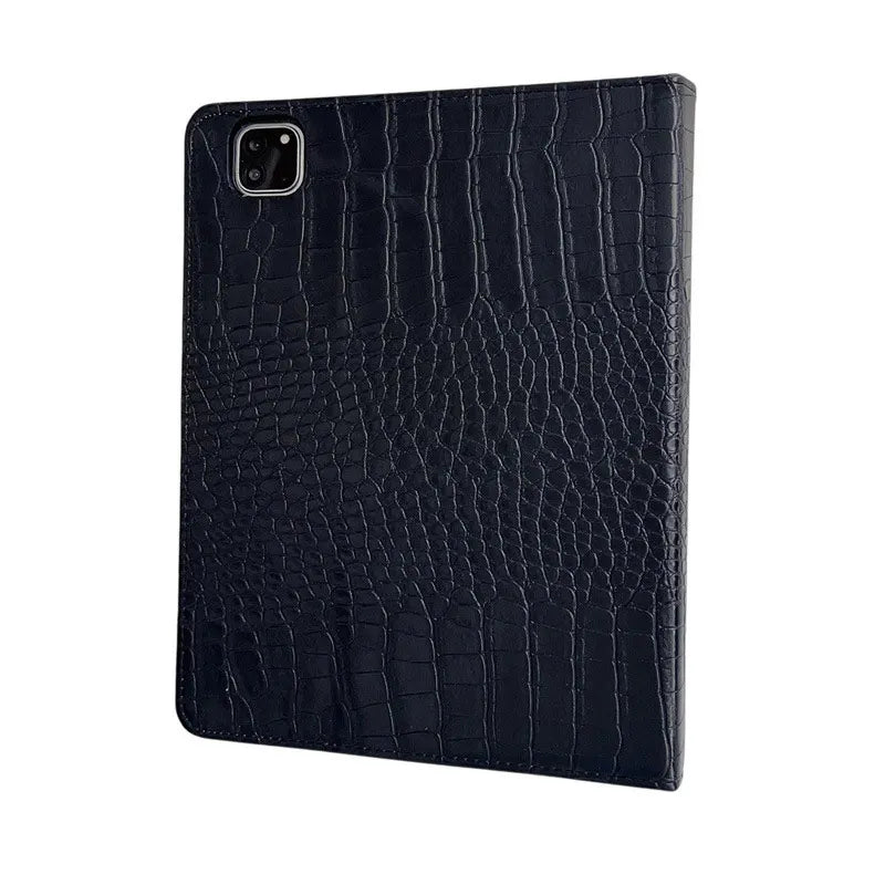Premium Crocodile Leather iPad Case with Card Slot – 9.7" to 11" | Air, Mini, Pro